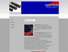 Tablet Screenshot of lasertechs.de